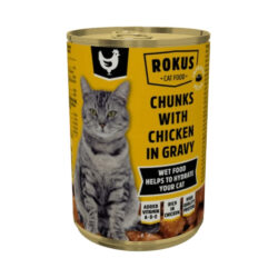 ROKUS Cat Κονσέρβα Κοτόπουλο