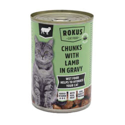 ROKUS Cat Κονσέρβα Αρνί 415gr
