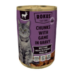 ROKUS Cat Κονσέρβα Ελάφι 415gr