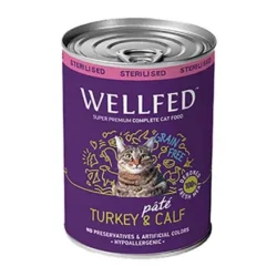 WELLFED Sterilised Turkey & Calf 400gr
