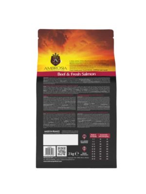 AMBROSIA Adult Beef & Fresh Salmon Grain Free - Image 2