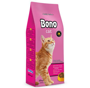 Bono Cat Για Ενήλικες Γάτες Με Γεύση Κρέας 20kg