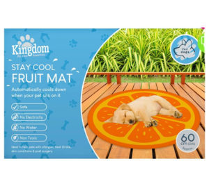 Kingdom Stay Cool Fruit Mat Δροσιστικό Χαλάκι Πορτοκάλι 60cm