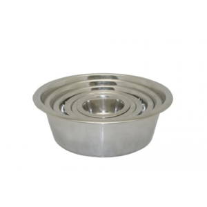 HAPPY PET Pet Platter Stainless Steel Deluxe Pet Bowl Μπόλ Απο Ανοξείδωτο Ατσάλι