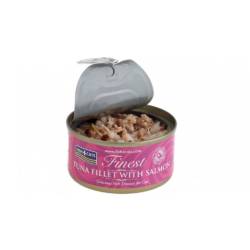 FISH4CATS Κονσέρβα Γάτας Finest Φιλέτο Τόνου με Σολωμό 70gr - Image 2