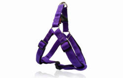 PET INTEREST Stripes Harness with Soft Filling Purple