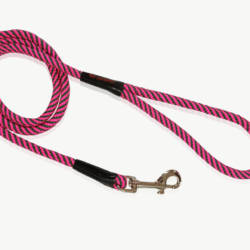 PET INTEREST Οδηγός Pink Twist Nylon Rope