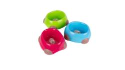 PET BRANDS Retro Feeding Bowls Πλαστικό Μπολ με Αντιολισθητική Βάση 750ml