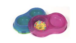 PET BRANDS Super Bowls Double Bowl Διπλά Πιατάκια 2X325ml