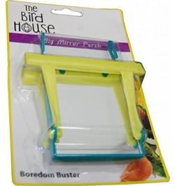 HAPPY PET The Bird House Big Mirror Perch - Image 2