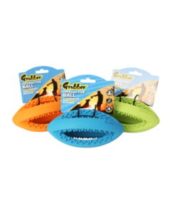 HAPPY PET Παιχνίδι Interactive Rugby Ball Grubber Small