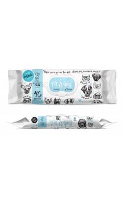Perfect Care Pet Wipes Borotalco Yγρά Μαντηλάκια Καθαρισμού Με Άρωμα Ταλκ 40τμχ