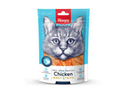 WANPY Bites Cat Treats Chicken Κοτόπουλο Jerky Strips 80gr