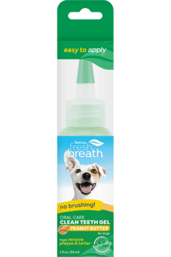 TROPICLEAN Fresh Breath Clean Teeth Oral Care Gel Φυστικοβούτυρο