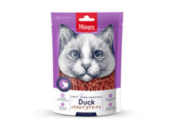 WANPY Bites Cat Treats Duck Πάπια Jerky Strips 80gr