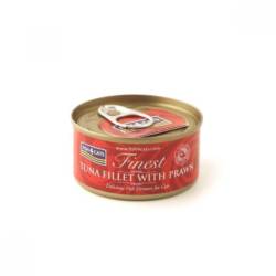 FISH4CATS Κονσέρβα Γάτας Finest Φιλέτο Τόνου με Γαρίδες 70gr
