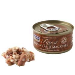 FISH4CATS Κονσέρβα Γάτας Finest Σαρδέλα και Σκουμπρί 70gr - Image 2
