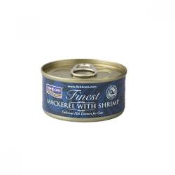 FISH4CATS Κονσέρβα Γάτας Finest Σκουμπρί με Γαρίδα 70gr