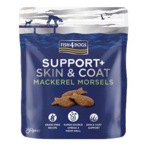 FISH4DOGS Support+ Skin & Coat Mackerel Morsels 225gr