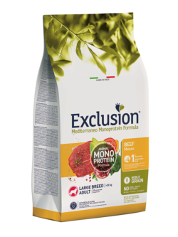 EXCLUSION Noble Grain Adult Beef Large Breed 12kg