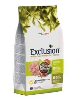 EXCLUSION Noble Grain Adult Chicken Medium Breed