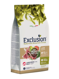 EXCLUSION Noble Grain Adult Lamb Large Breed 12kg