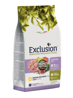 EXCLUSION Noble Grain Light Chicken Small Breed 2kg