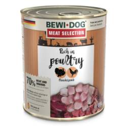 BEWI DOG Meat Selection με Γεύση Πουλερικά - 800gr