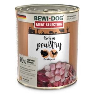 BEWI DOG Meat Selection με Γεύση Πουλερικά - 800gr