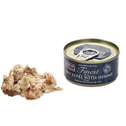 FISH4CATS Κονσέρβα Γάτας Finest Σκουμπρί με Γαρίδα 70gr - Image 2