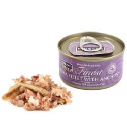 FISH4CATS Κονσέρβα Γάτας Finest Φιλέτο Τόνου με Γαύρο 70gr - Image 2