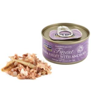 FISH4CATS Κονσέρβα Γάτας Finest Φιλέτο Τόνου με Γαύρο 70gr - Image 2