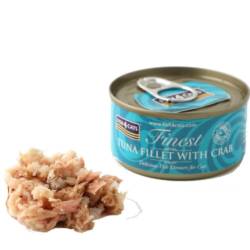 FISH4CATS Κονσέρβα Γάτας Finest Φιλέτο Τόνου με Καβούρι 70gr - Image 2