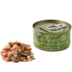 FISH4CATS Κονσέρβα Γάτας Finest Φιλέτο Τόνου με Πράσινα Μύδια 70gr - Image 2
