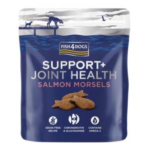 FISH4DOGS Support+ Joint Helath Salmon Morsels 225gr
