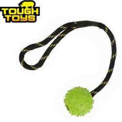 HAPPY PET Studded Rope Ball 5cm - Image 2