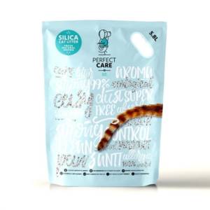 PERFECT CARE Cat Silica Litter Natural Αμμος Με Φυσικούς Κρυστάλλους Σιλικόνης