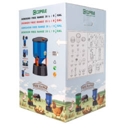 COPELE Silo Free Range Πλαστική Ταΐστρα 35Lt - Image 2