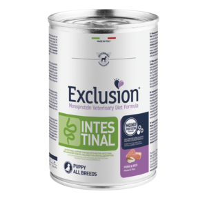 EXCLUSION Intestinal Pork & Rice Puppy All Breeds 200gr