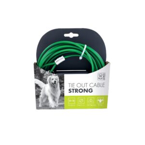 M-Pets Tie Out Cable Strong Συρματόσχοινο Δεσίματος Σκύλου 9m