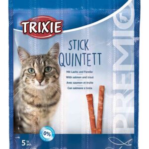 Trixie Premio Stick Quintett Salmon & Trout Σολομός & Πεστροφα (5 x 5 g)