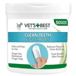 Vet’s Best Clean Teeth Finger Pads 50pcs