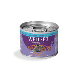WELLFED Sterilised Mature 7+ Poultry Πουλερικά & Βρώμη σε Πατέ 200gr