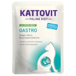 Kattovit Feline Diet Gastro Γαλοπούλα & Ρύζι 85gr