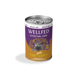 WELLFED Sterilized Intestinal Care Pure Turkey Γαλοπούλα 400gr