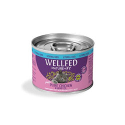 WELLFED Mature 7+ Sterilised Chicken & Hemp Oil Κοτόπουλο & Έλαιο Κάνναβης σε Πατέ 200gr