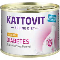 Kattovit Feline Diet Diabetes Κοτόπουλο Υγρή Τροφή Γάτας 185gr
