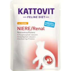 Kattovit Feline Diet Renal για Νεφρά με Κοτόπουλο 85gr
