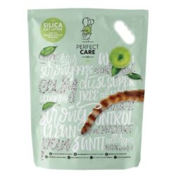 PERFECT CARE Cat Silica Litter Green Apple Aroma Αμμος Με Φυσικούς Κρυστάλλους Σιλικόνης Με Άρωμα Πράσινο Μήλο 5.8lt