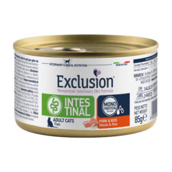 EXCLUSION Intestinal Cat Pork & Rice 85gr